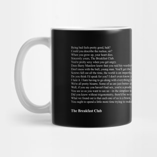 The Breakfast Club Quotes Mug